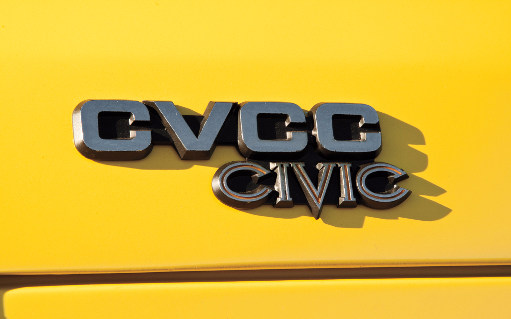 Civic CVCC badge