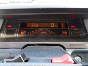 Subaru XT digital dash